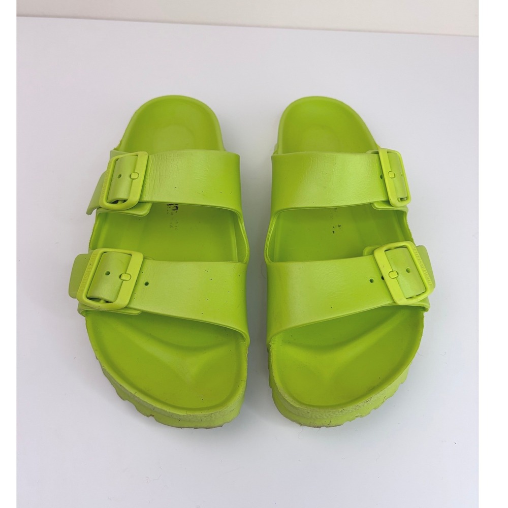 Birkenstock Arizona EVA Active Lime Green Sandals Women's 8-8.5 EU 39